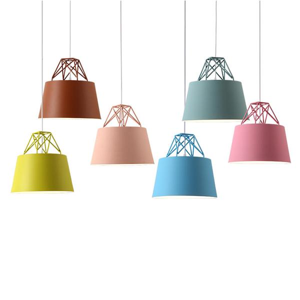 Macarons color restaurant chandelier