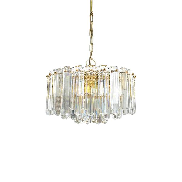 Postmodern K9 crystal chandelier