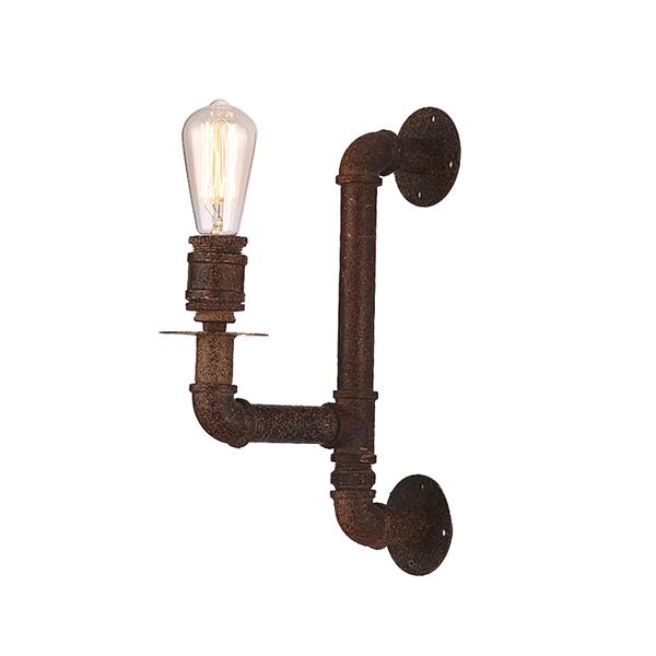 retro vintage iron Industrial water pipe wall lamp